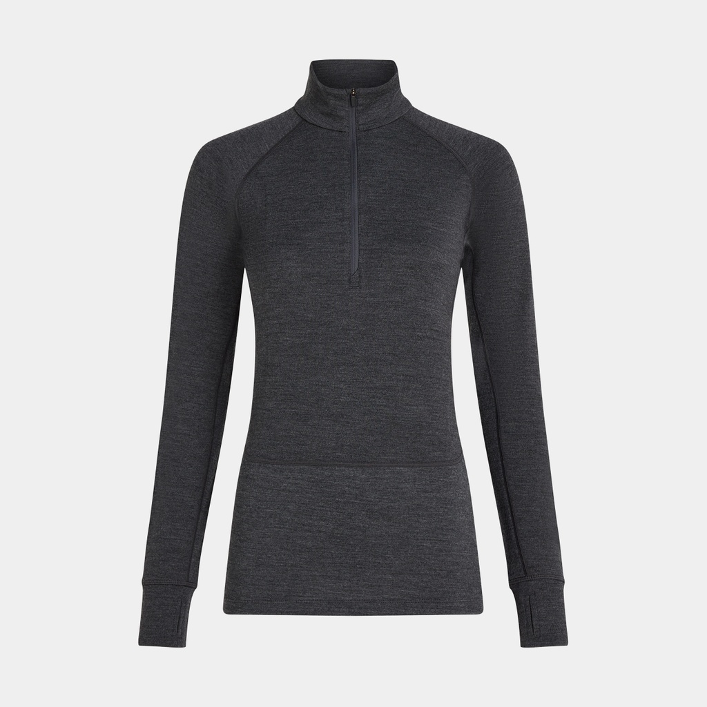 ZoneKnit Long Sleeves Half Zip 260 Women Jet Heather