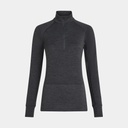 ZoneKnit Long Sleeves Half Zip 260 Women Jet Heather