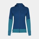 RealFleece Descender Long Sleeves Zip Hoodie 300 Women Topaz / Atlantic