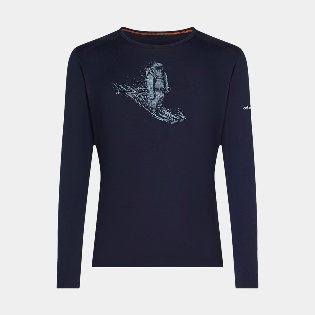Oasis Long Sleeves Crewe 200 Skiing Yeti Midnight Navy