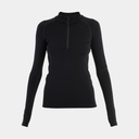 MerinoFine Polar Long Sleeves Half Zip 300 Women Black