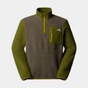 Yumiori 1/4 Zip New Taupe Green
