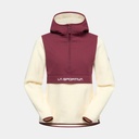 Guidance Sherpa Hoody Women Chalk / Redwood