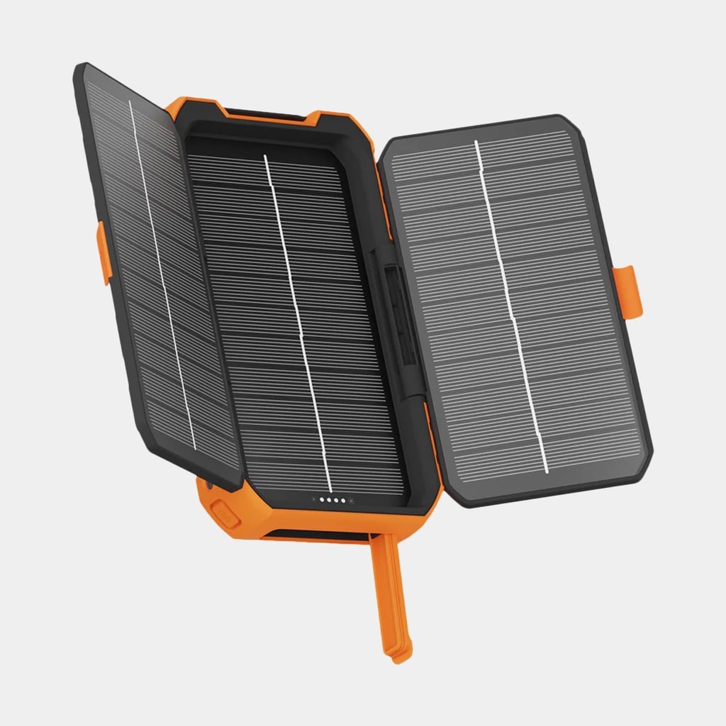 Rugged Solar Power Bank 10.000mAh Black / Orange