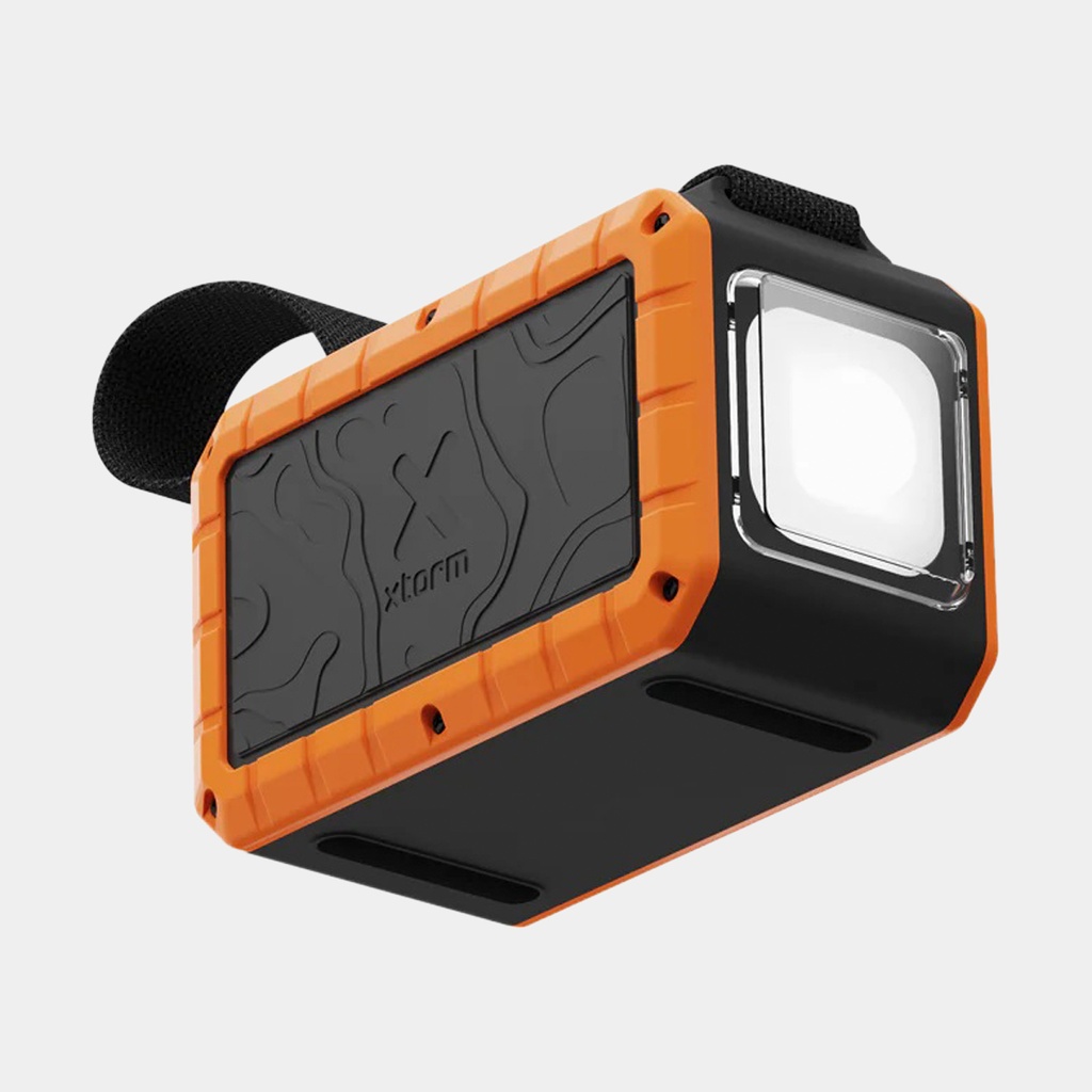 Rugged Flashlight Powerbank 100W - 40.000 mAh Black / Orange