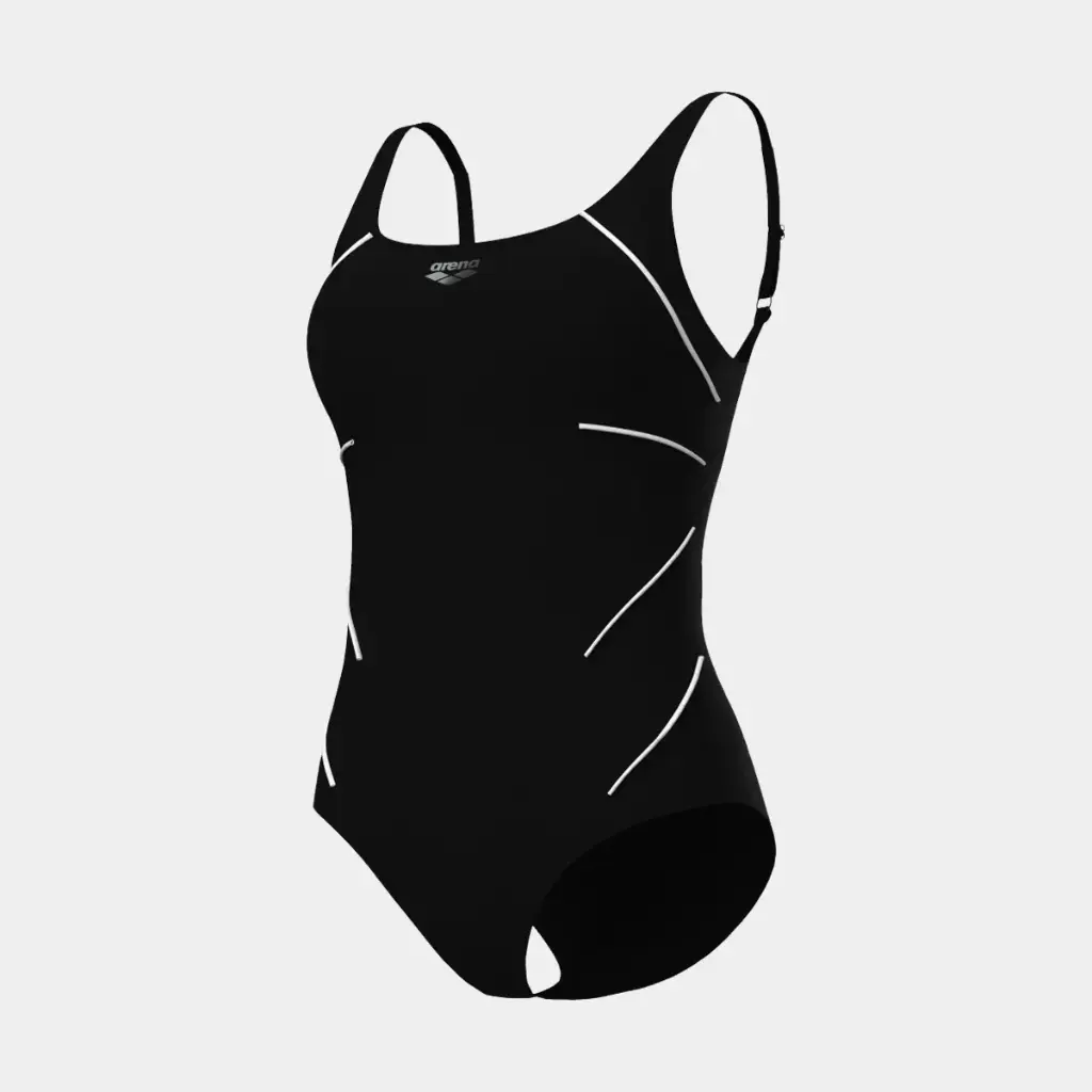 Jewel Swimsuit Bodylift Women Black / White