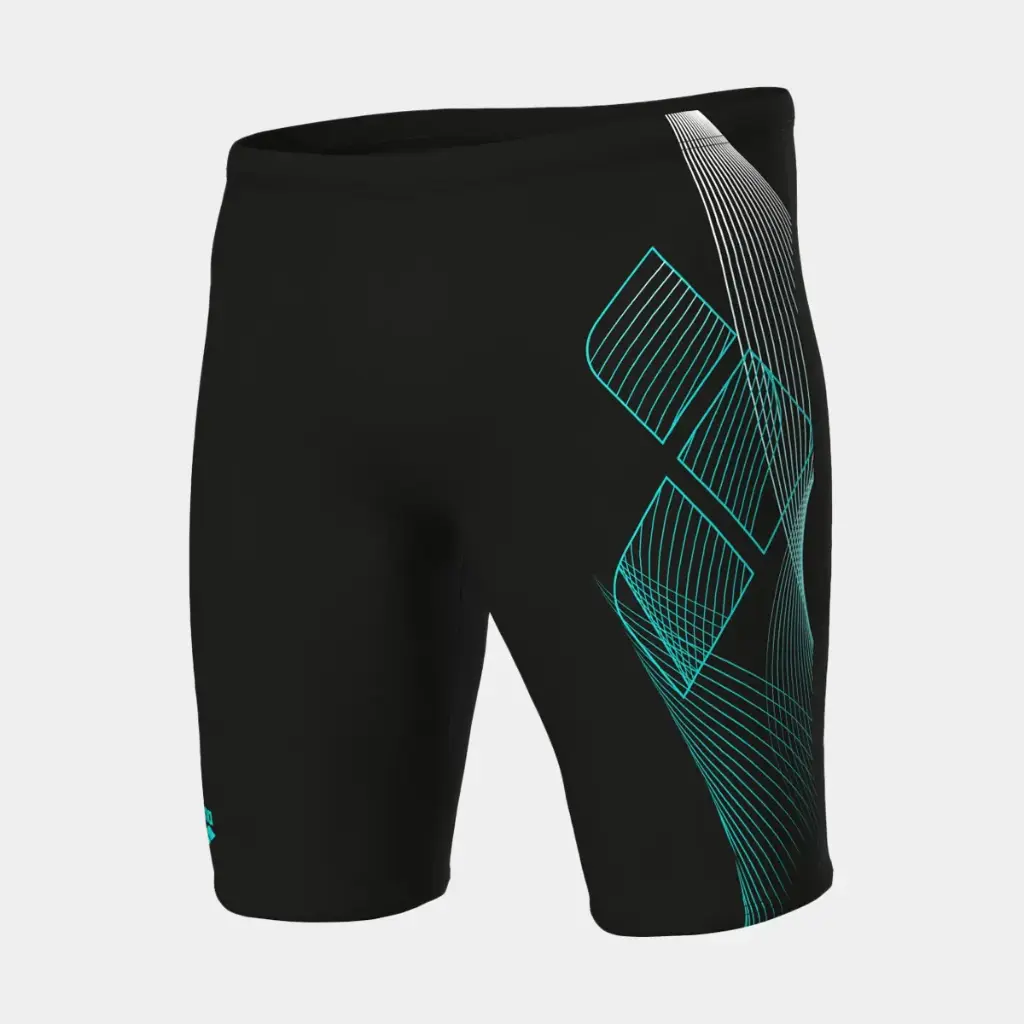 Sea Water Swim Jammer Black / Water