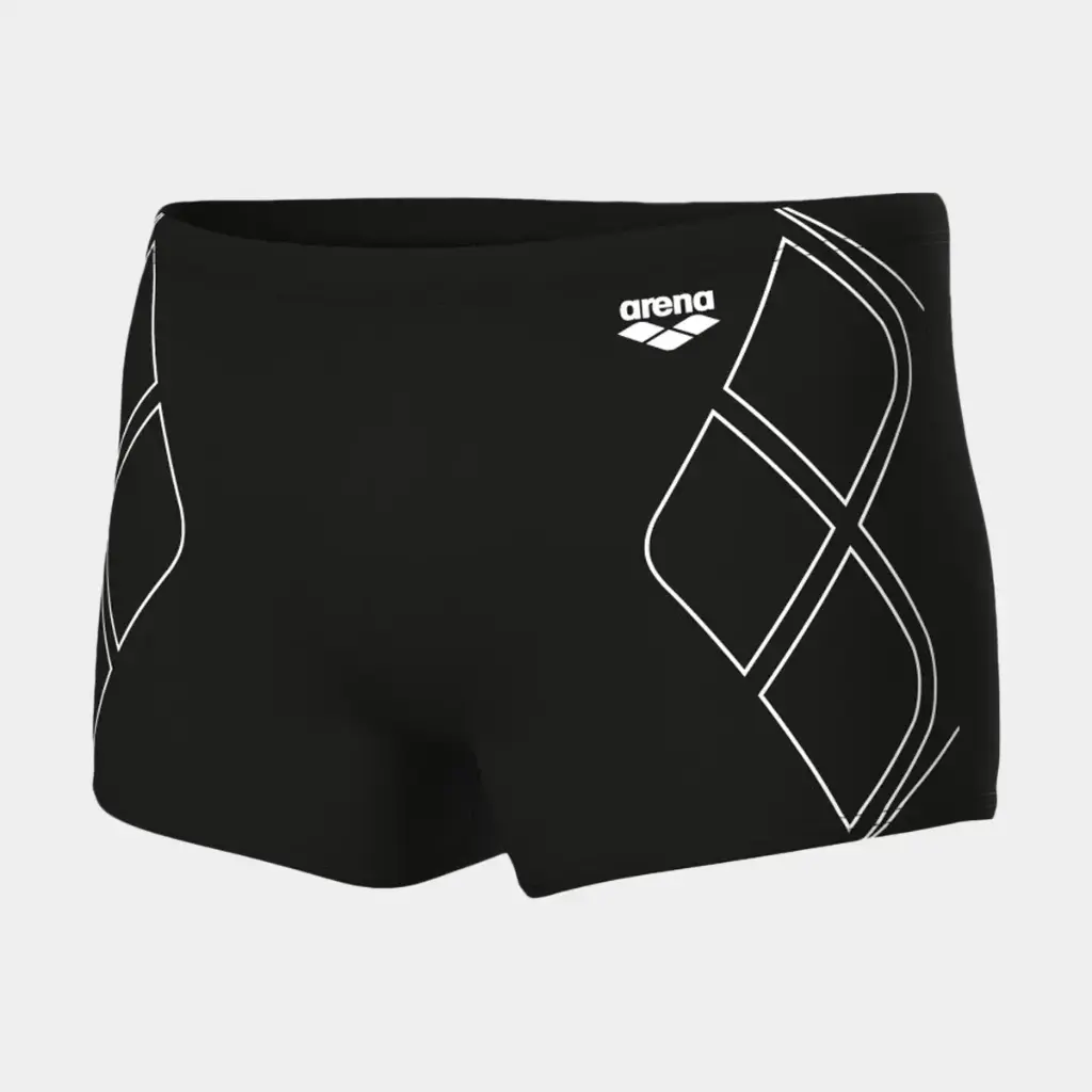 Graphic Swim Short Black / White