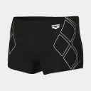 Graphic Swim Short Black / White