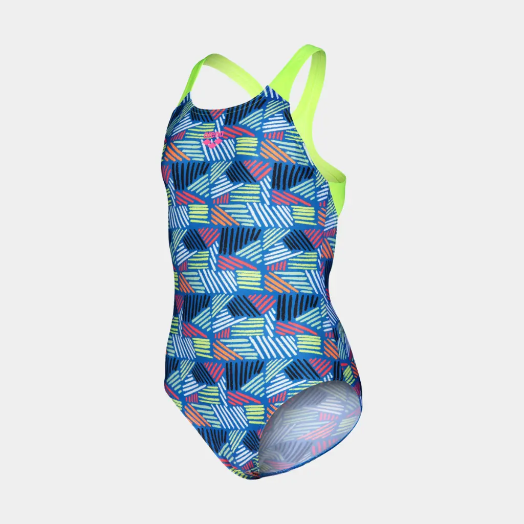 Candies Swimsuit Kids Multi Blue / Artic Lime