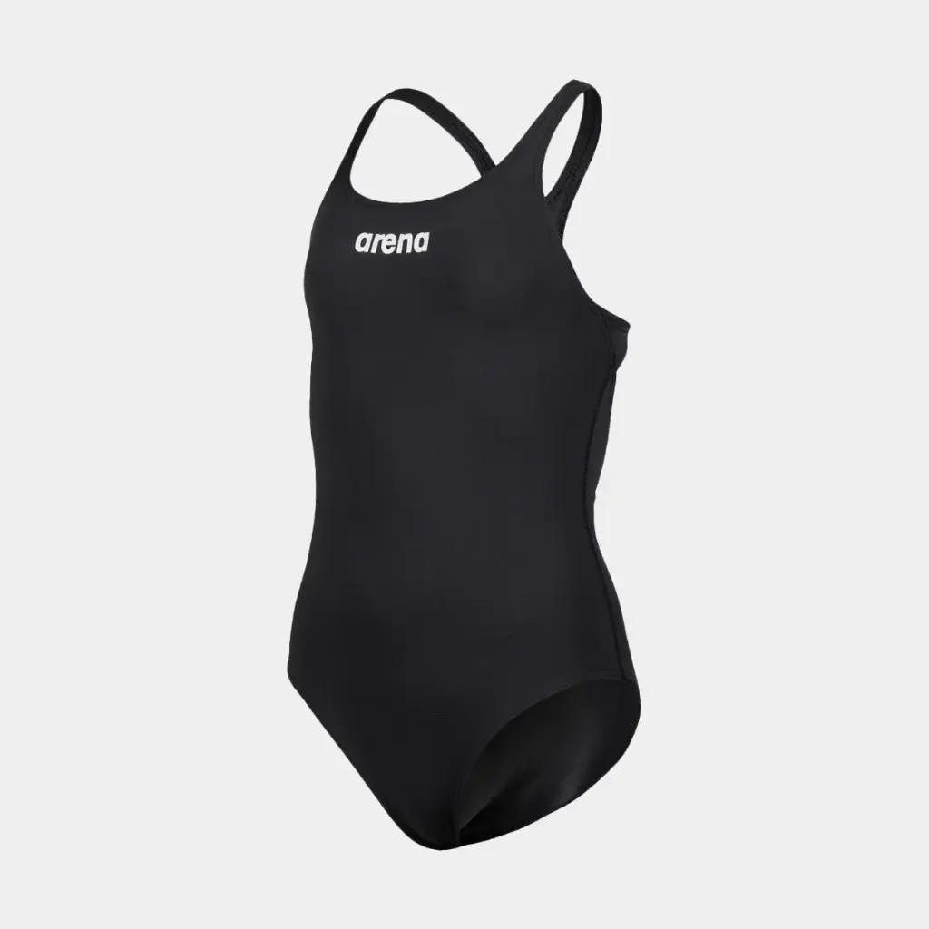 Team Swimsuit Swim Pro Solid Kids Black / White