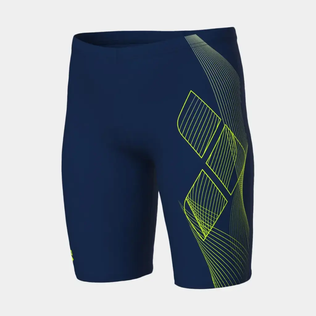 Sea Water Swim Jammer Kids Navy / Artic Lime