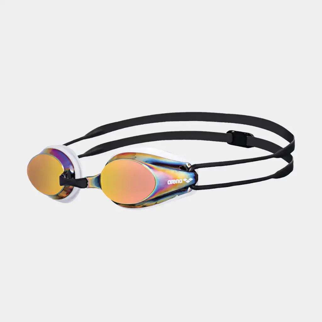 Tracks Mirror Goggles White / Red Revo / Black