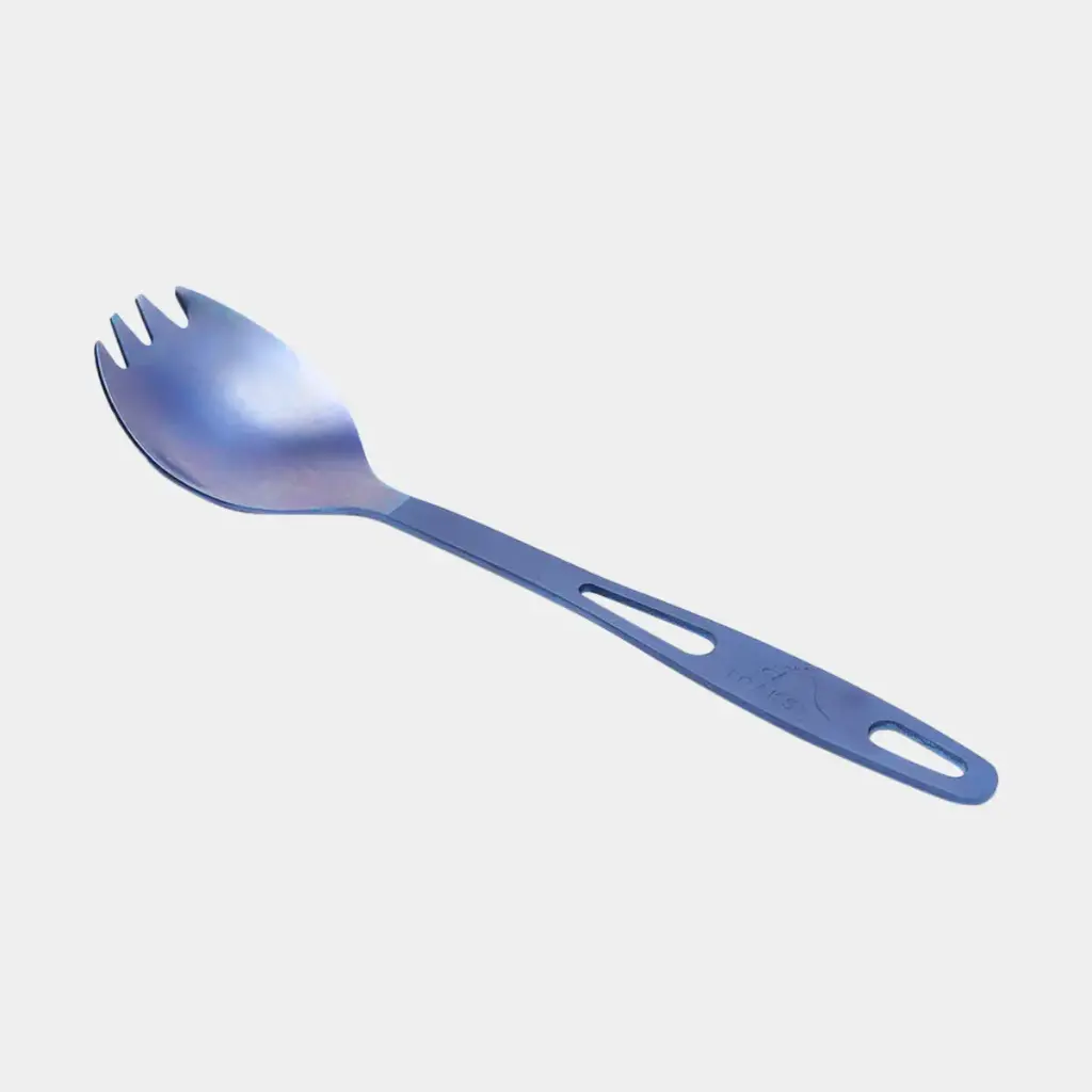 Titanium Spork Blue