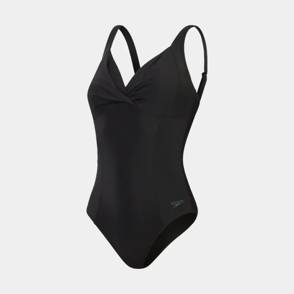 Shaping Cross Knot Swimsuit Women Black
