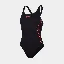 Placement Muscleback Swimsuit Women Black / Red