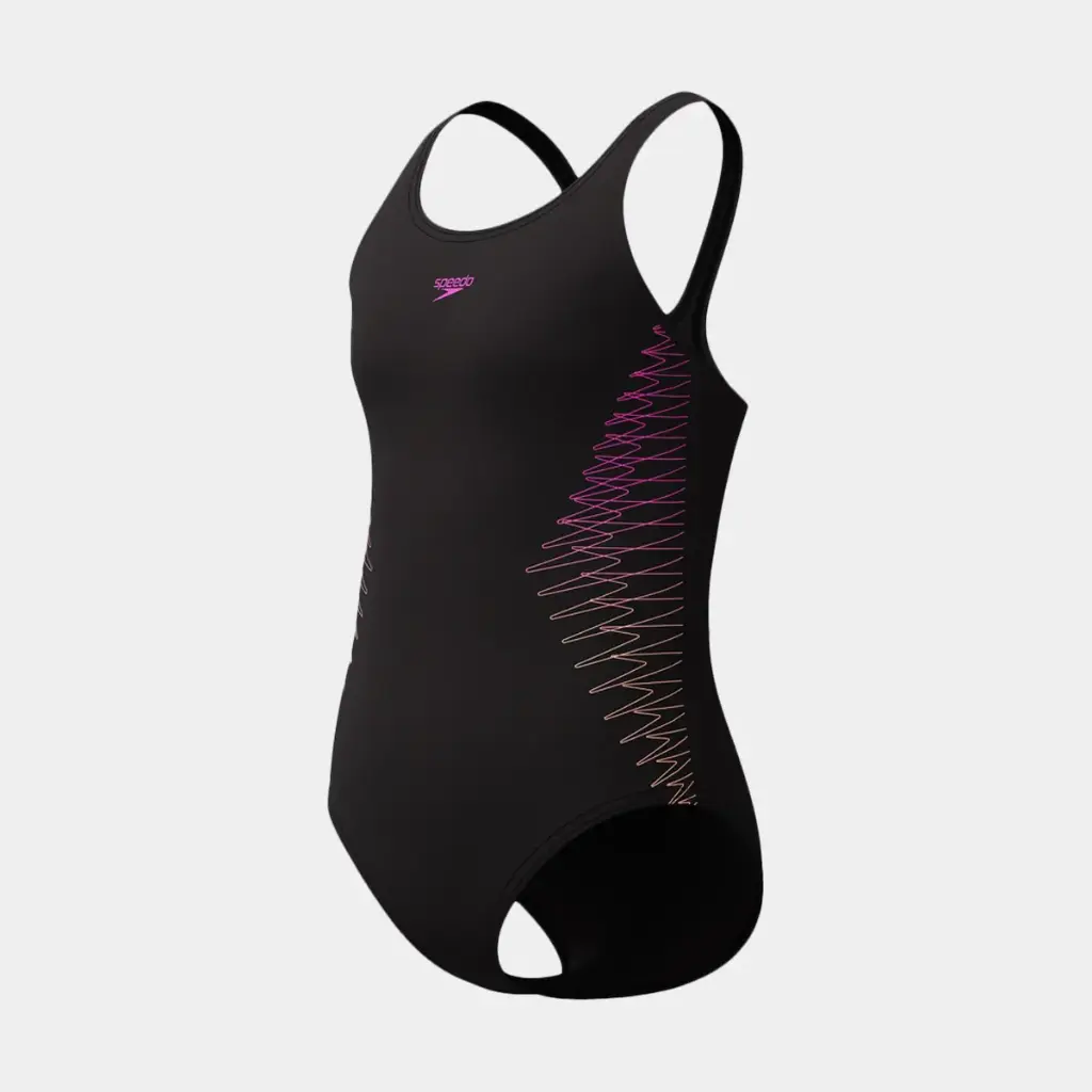 Placement Muscleback Swimsuit Kids Black / Orange