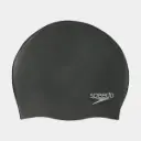 Plain Moulded Silicone Cap Black