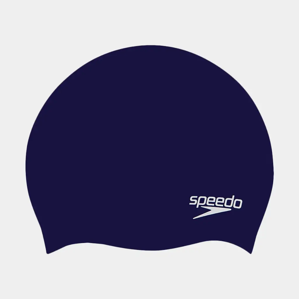 Plain Moulded Silicone Cap Kids Navy