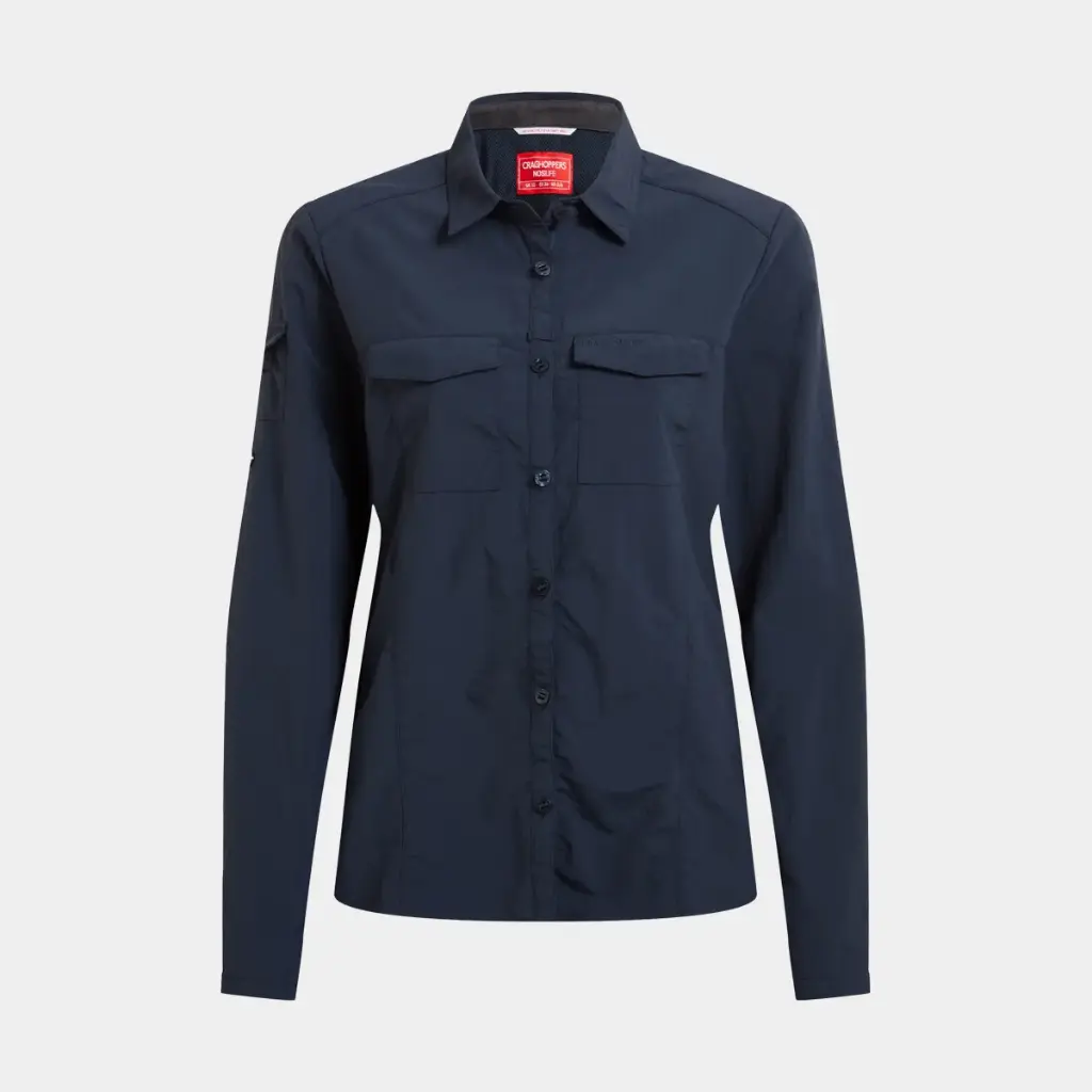 NosiLife Adventure III Long Sleeve Shirt Women Blue Navy