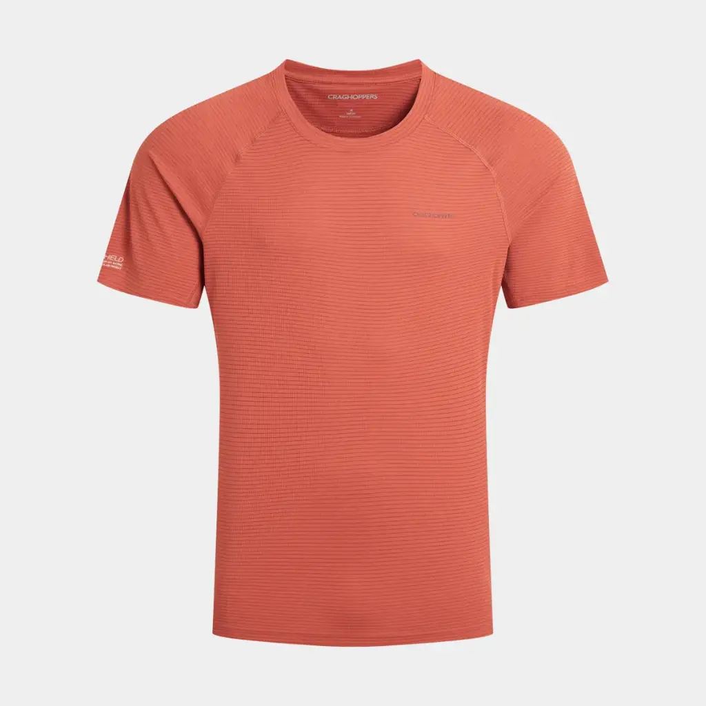 NosiLife SolarShield+ Short Sleeved T-Shirt Dark Sahara