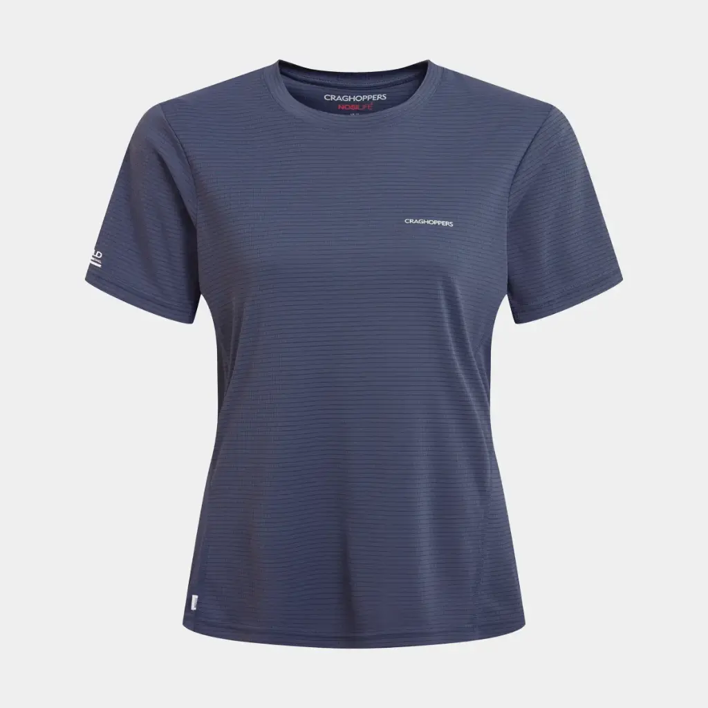 NosiLife SolarShield+ Short Sleeved T-Shirt Women Anthracite