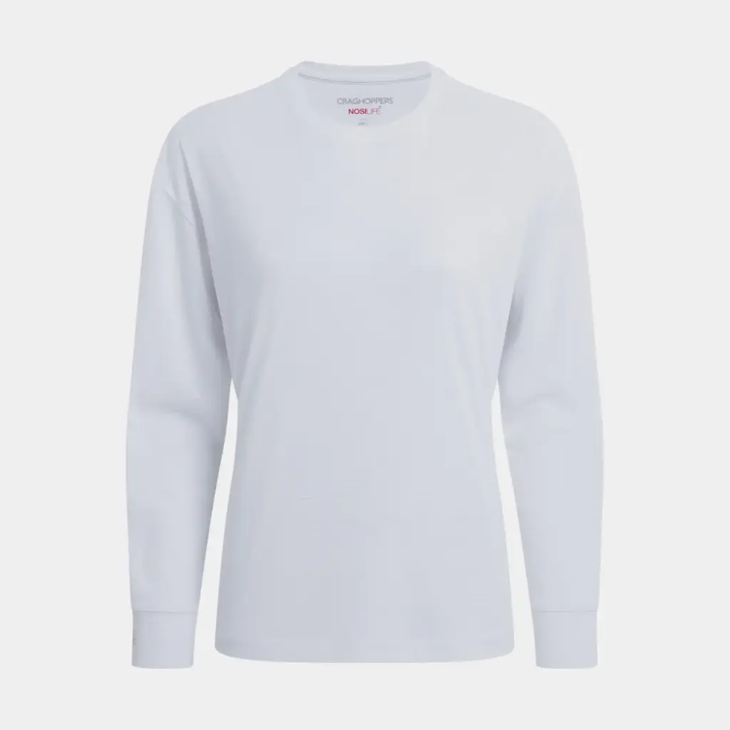 NosiLife SolarShield+ Long Sleeved T-Shirt Women White