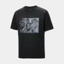 Kragg Cotton Lithographica Shirt Short Sleeves Black