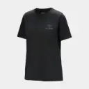 Kragg SL Cotton Emblem Crew Short Sleeves Women Black