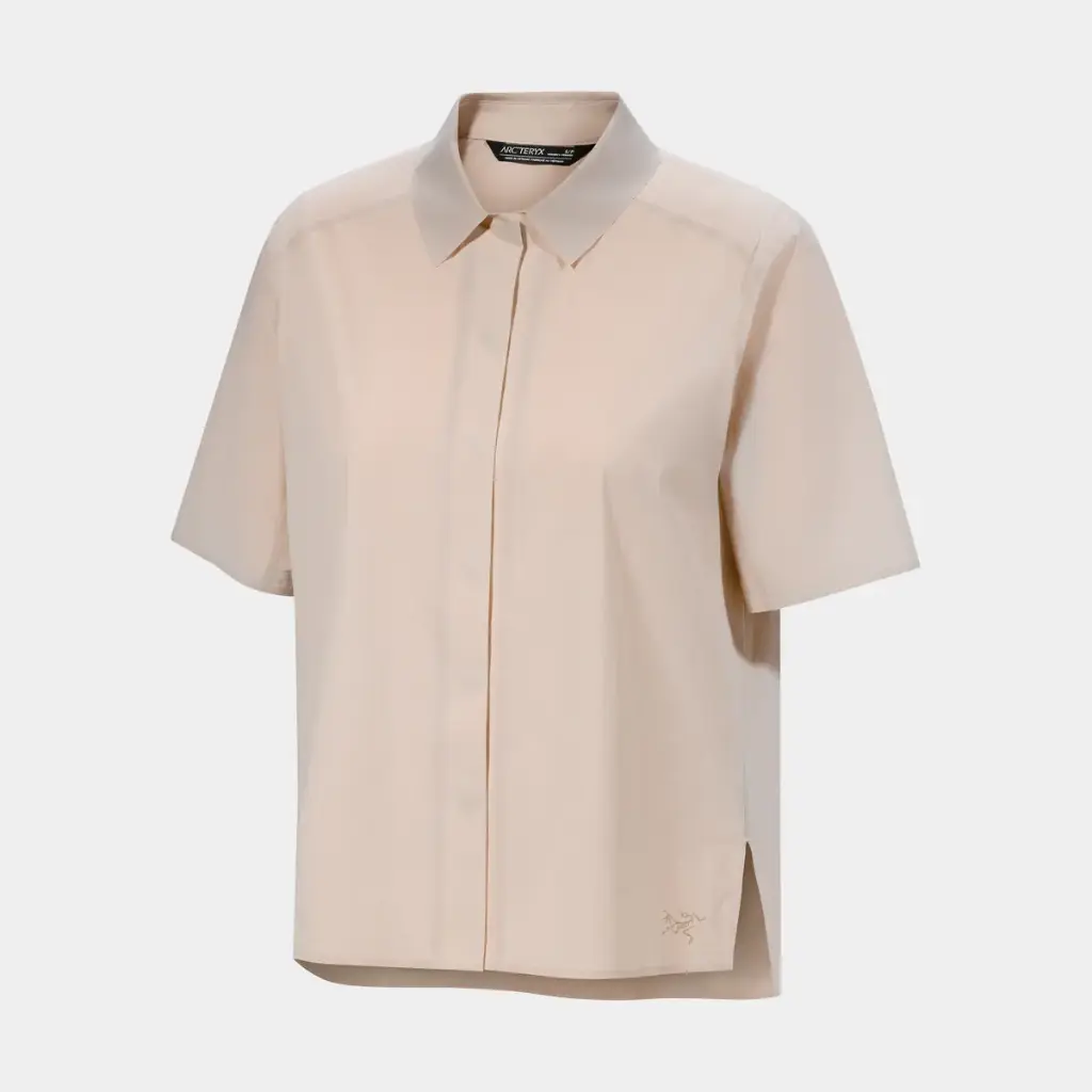 Olia Shirt Short Sleeves Women Sea Salt