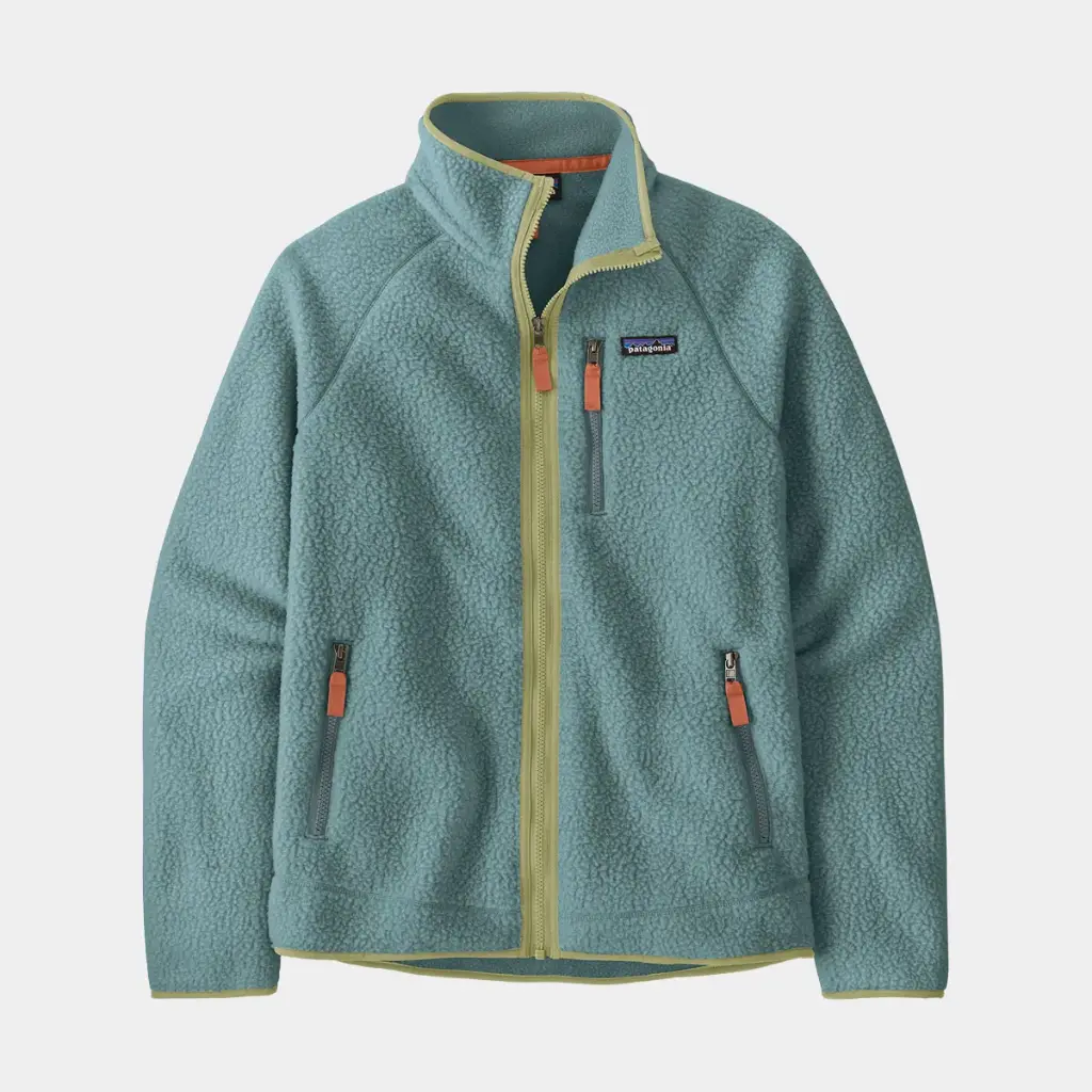 Retro Pile Jacket Blue Sage