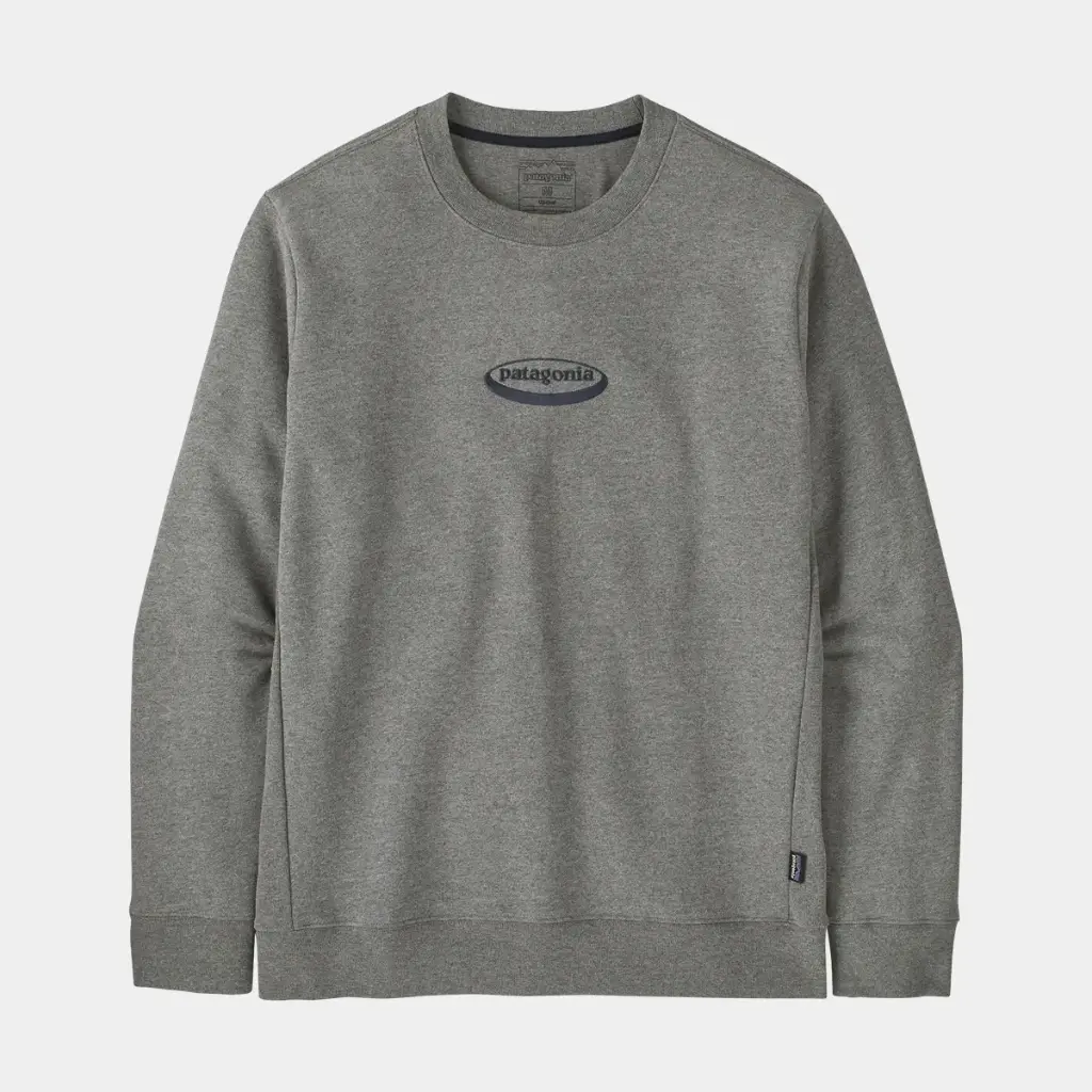 95 Oval Logo Uprisal Crew Sweatshirt Gravel Heather