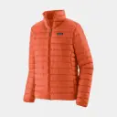 Down Sweater Jacket Coal Orange