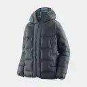 Durable Down Parka Women Smolder Blue