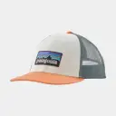 P-6 Logo LoPro Trucker Hat White w/Peach Sherbet