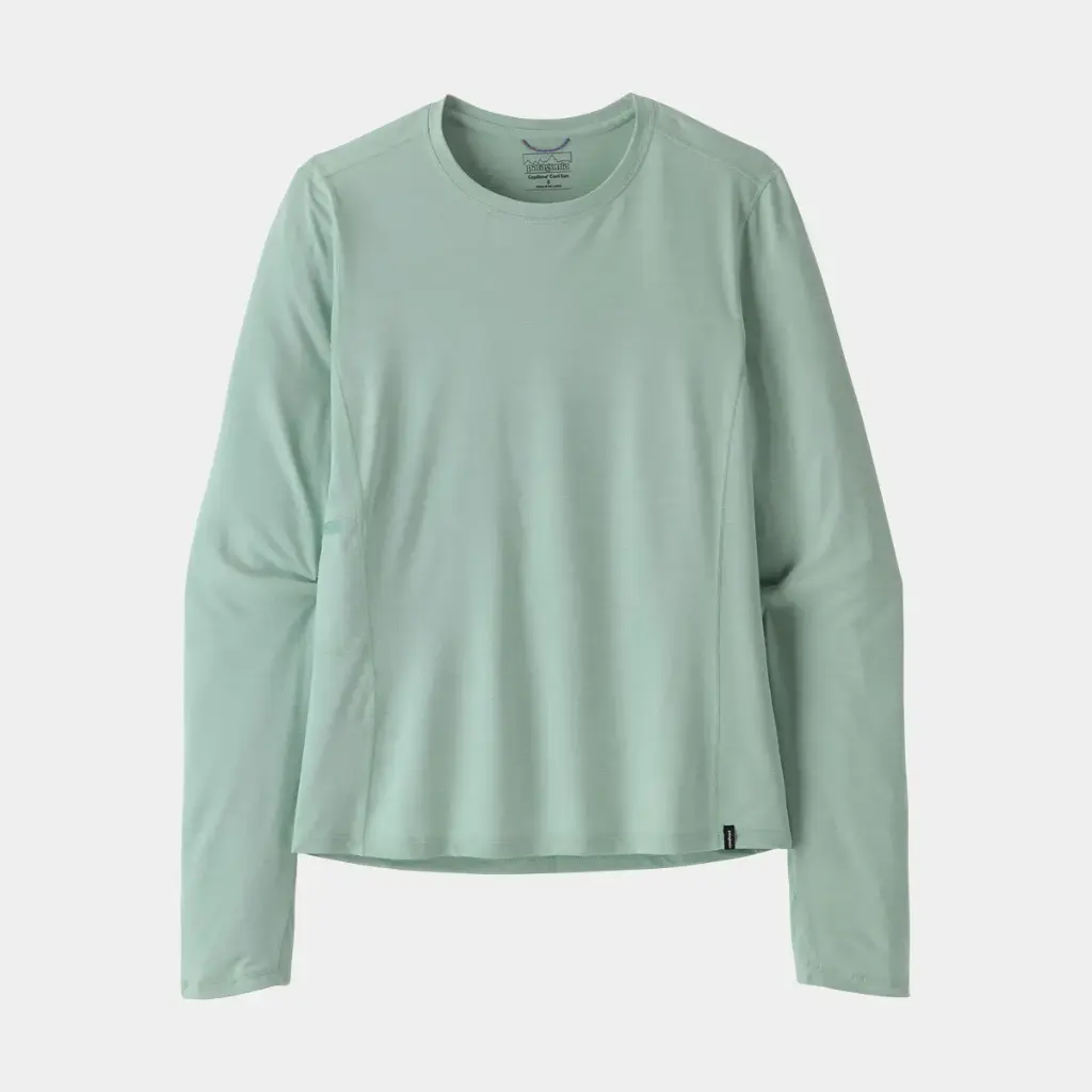 Long SLeeves Cap Cool Sun Shirt Women Thermal Blue - Thin Ice X-Dye