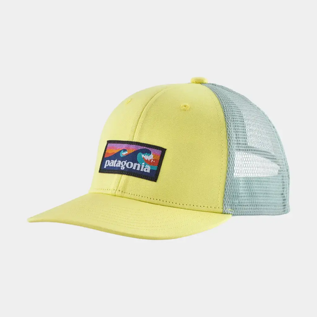 Trucker Hat Kids Boardshort Logo: Lemon Zest