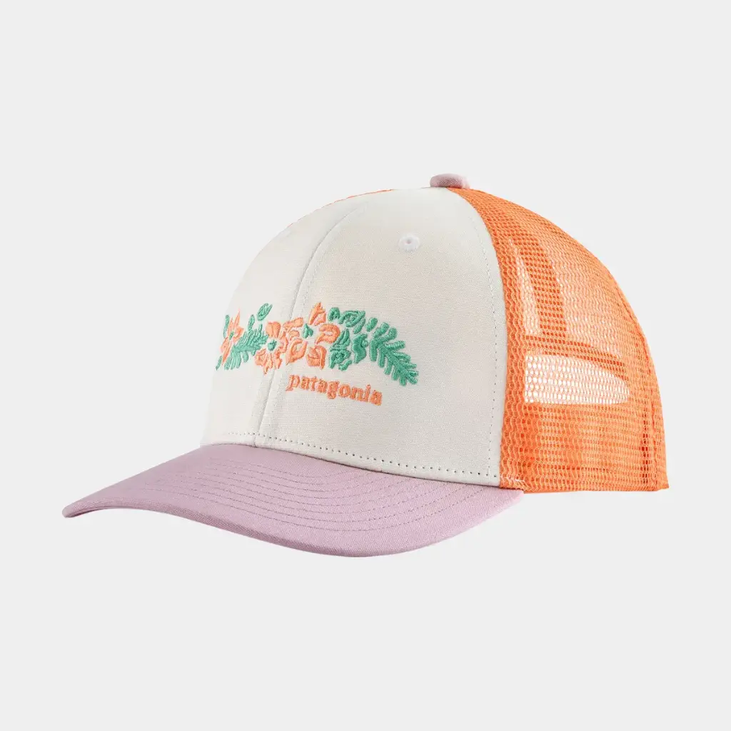 Trucker Hat Kids Friend Lei: White