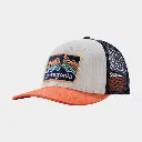 Trucker Hat Kids Ridge Rise Stripe: Coho Coral