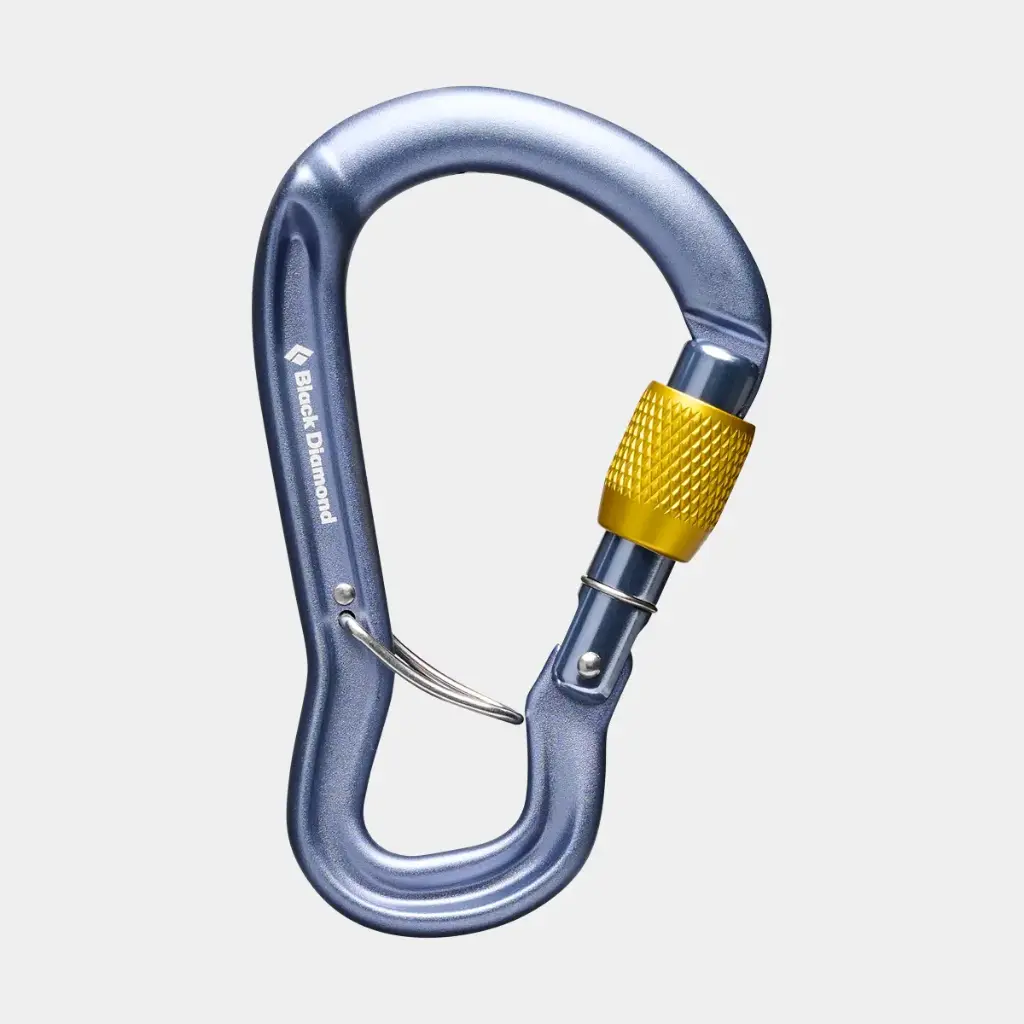 Gridlock Screwgate Carabiner Gray
