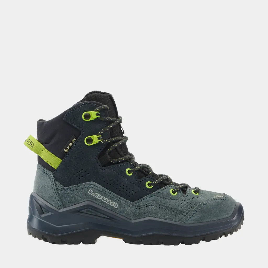Wandax GTX Mid Kids Dark Petrol / Lime