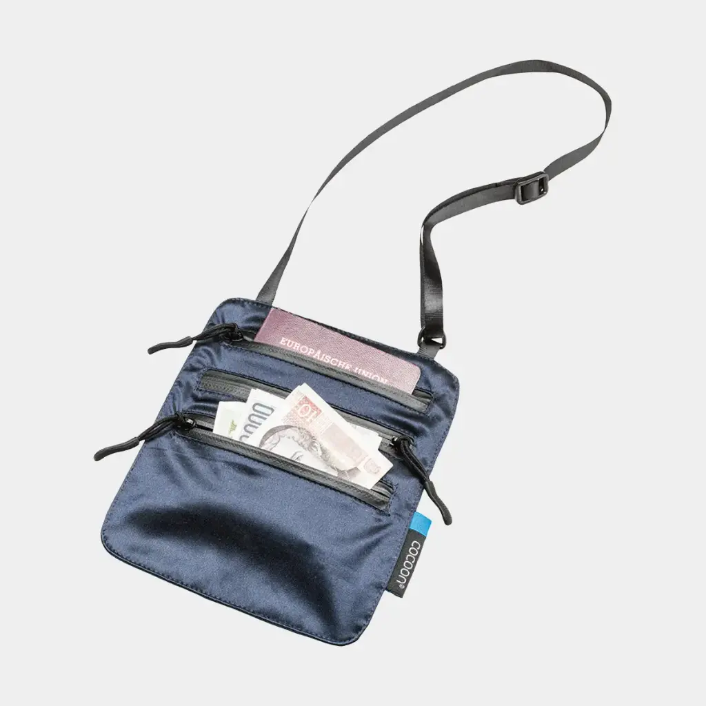 Secret Neck Wallet Silk Night Sky
