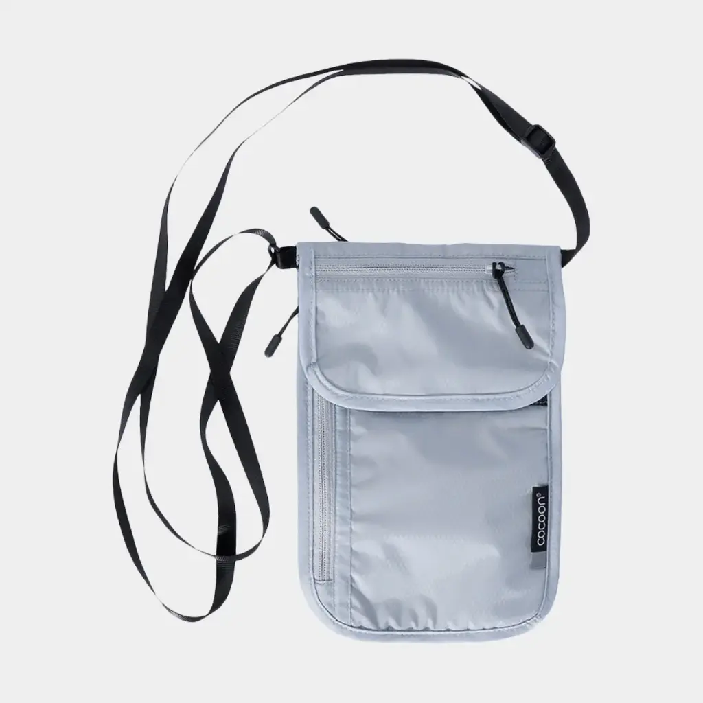 Travel Neck Wallet Star Grey