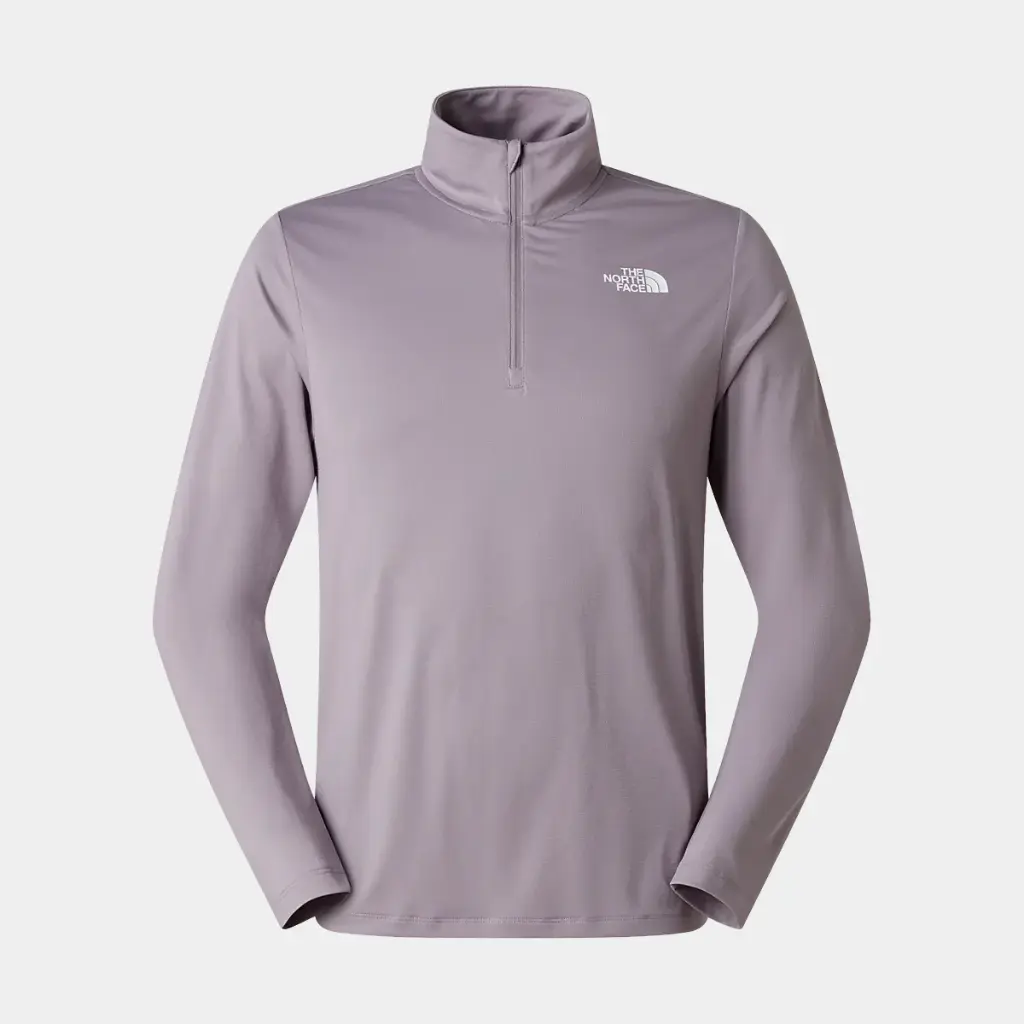 24/7 1/4 Zip Tee Transcendent Grey