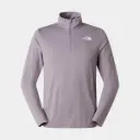 24/7 1/4 Zip Tee Transcendent Grey
