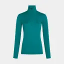 Oasis Long Sleeves Half Zip 200 Women Tidal Teal