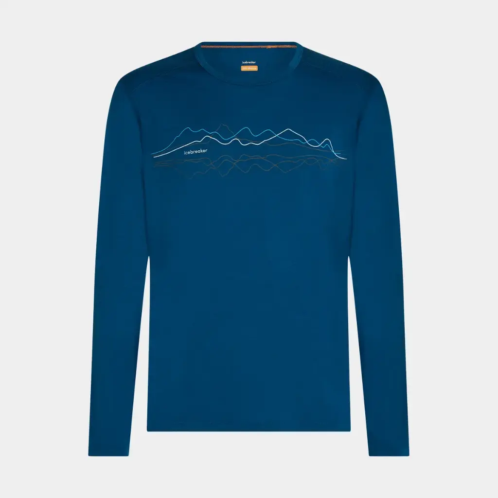 Oasis Long Sleeves Crewe 200 Icebreaker Atlantis