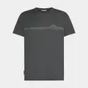 Tech Lite Short Sleeves Tee 150 Range Stripes Obsidian