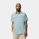 Utilizer II Solid Short Sleeves Shirt Crushed Blue