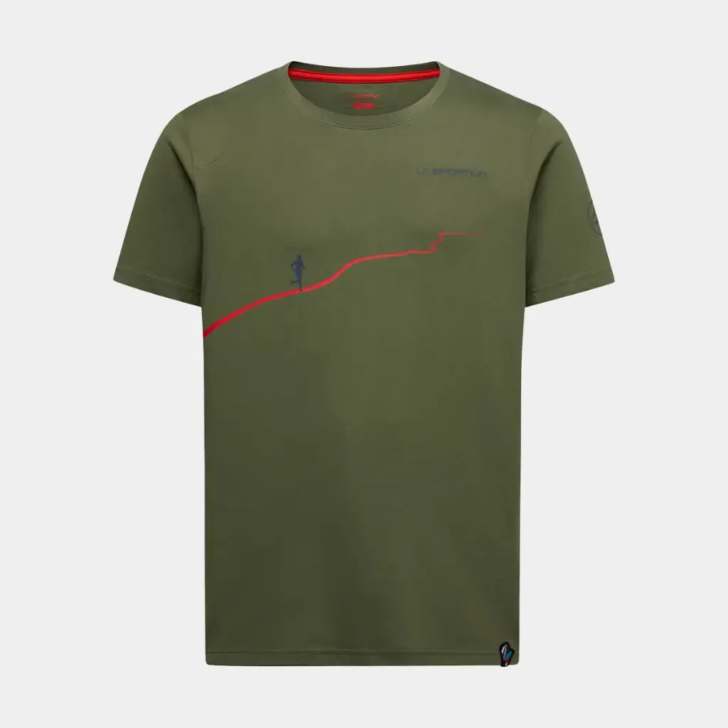 Trail T-Shirt Cypress / Mountain Red